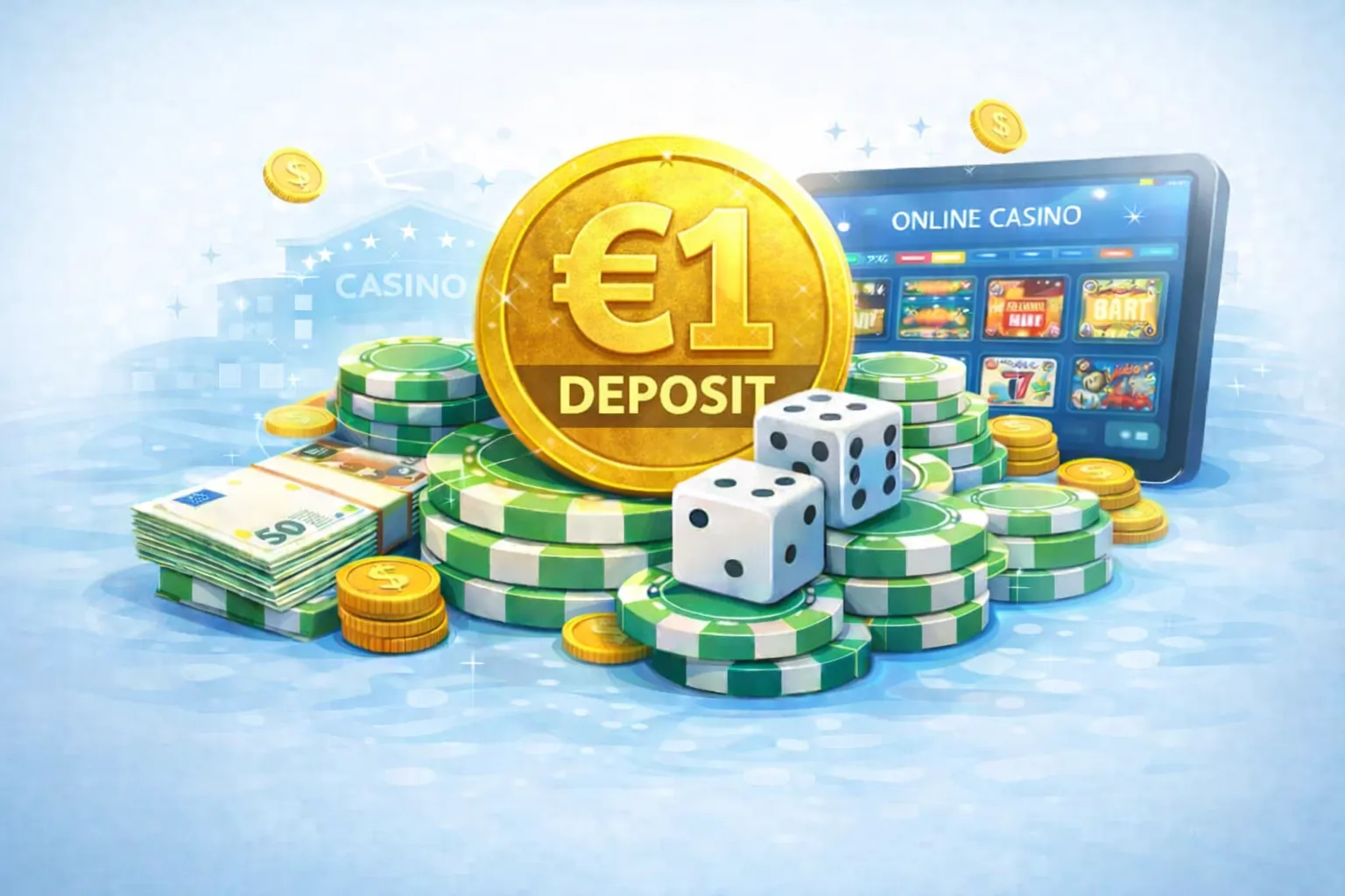 €1 Deposit Casinos